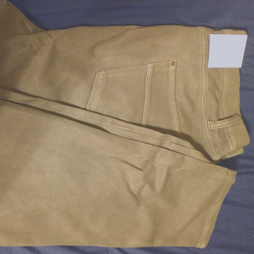 Olive green jeggings
